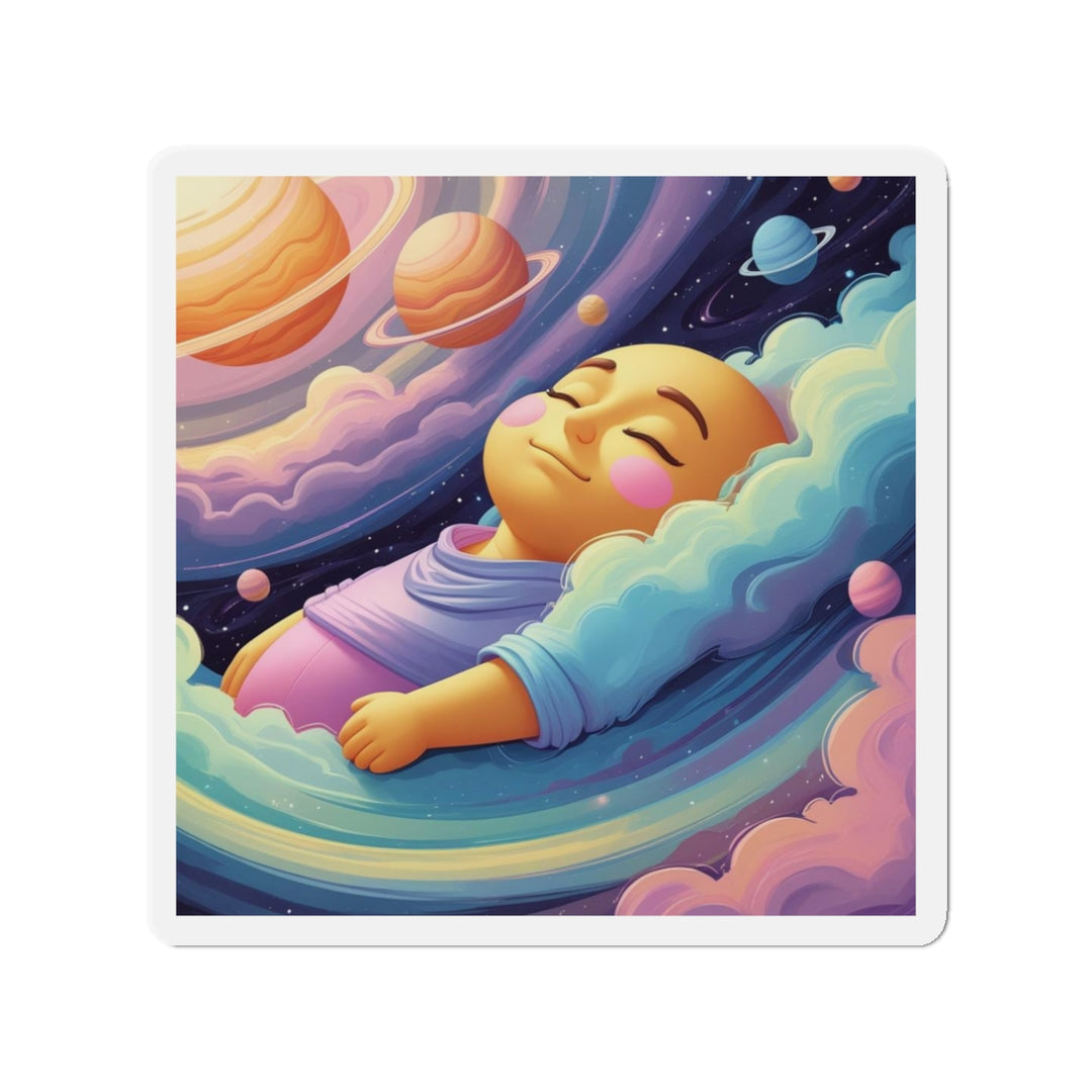 Custom Die-Cut Magnets – Dreamy Cosmic Baby Nursery Fridge Decor