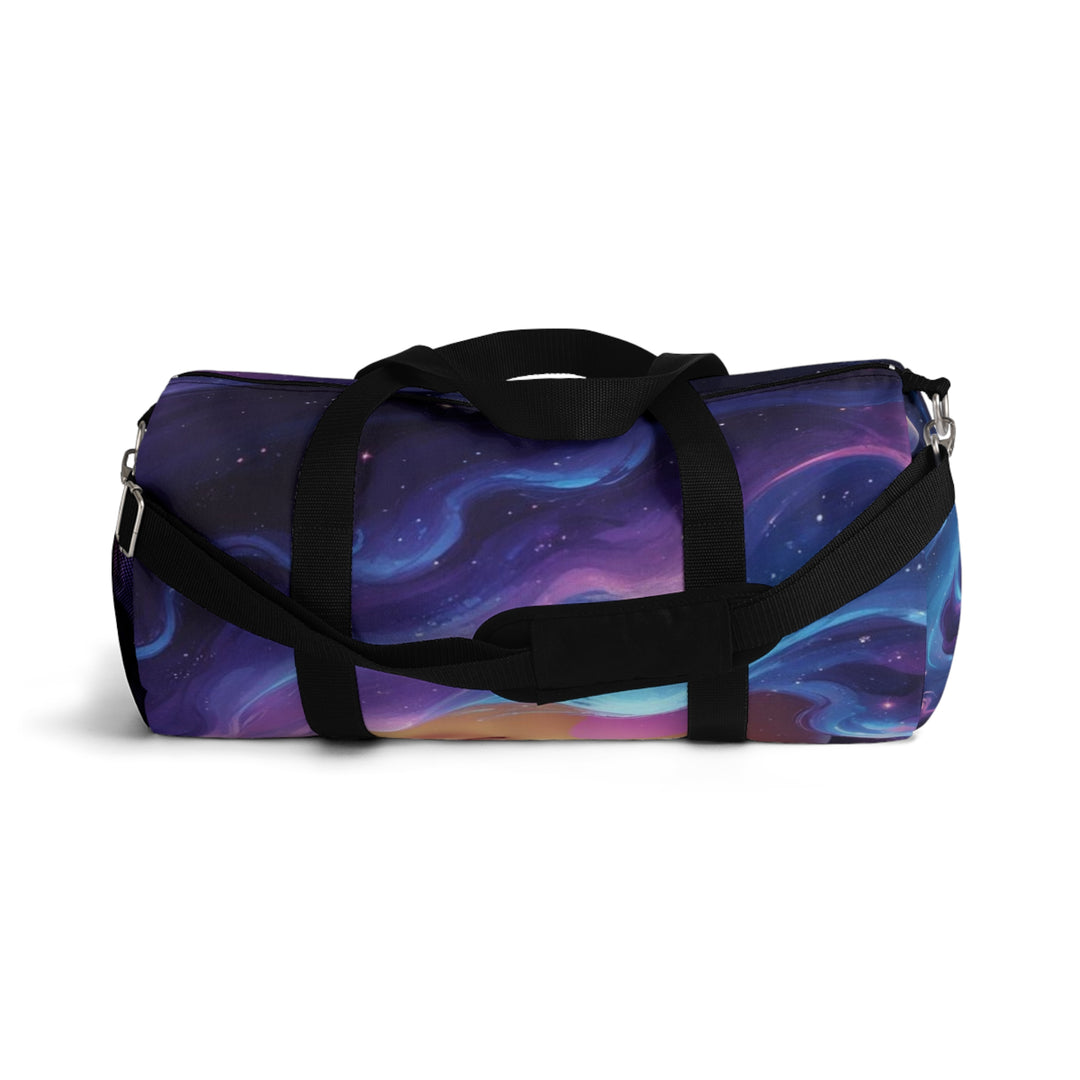 Custom Galaxy Duffel Bag – Cute Moon Print, Travel & Gym Fashion Essential