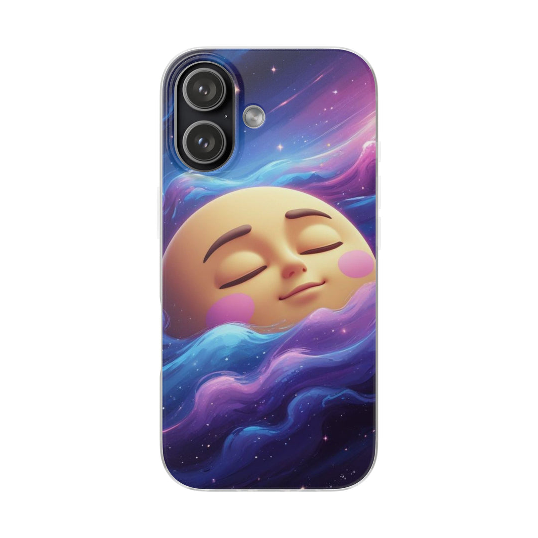 Flexi Case – Dreamy Galaxy Moon | Slim, Stylish & Durable Phone Cover