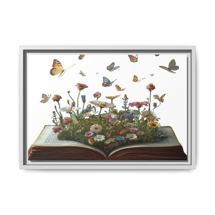 Whimsical Pop-Up Book Matte Canvas Art—Sustainable Framed Wall Décor