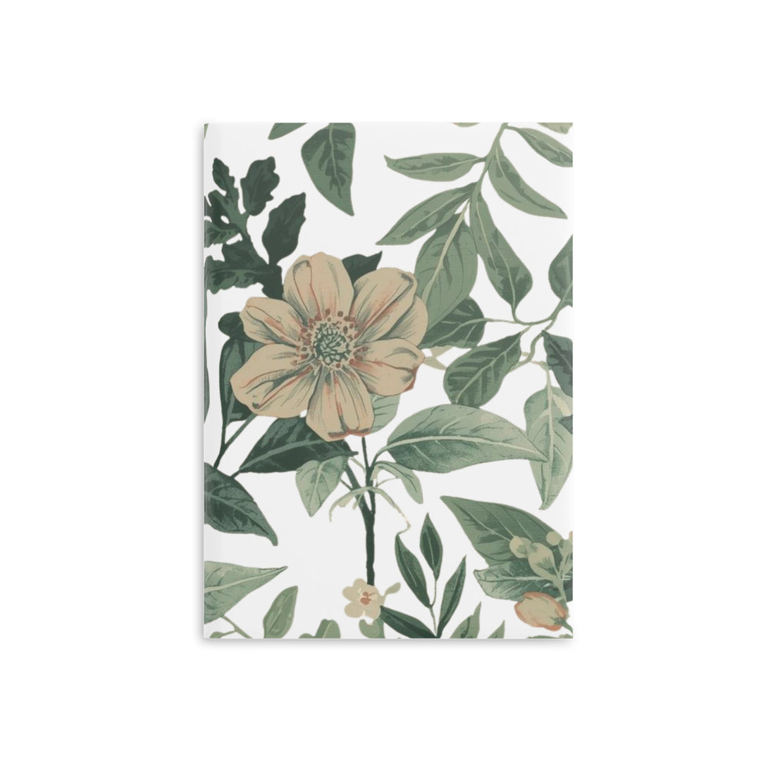 Vintage Floral Puffy Hardcover Notebook – Luxe, Custom, Lay-Flat Journal