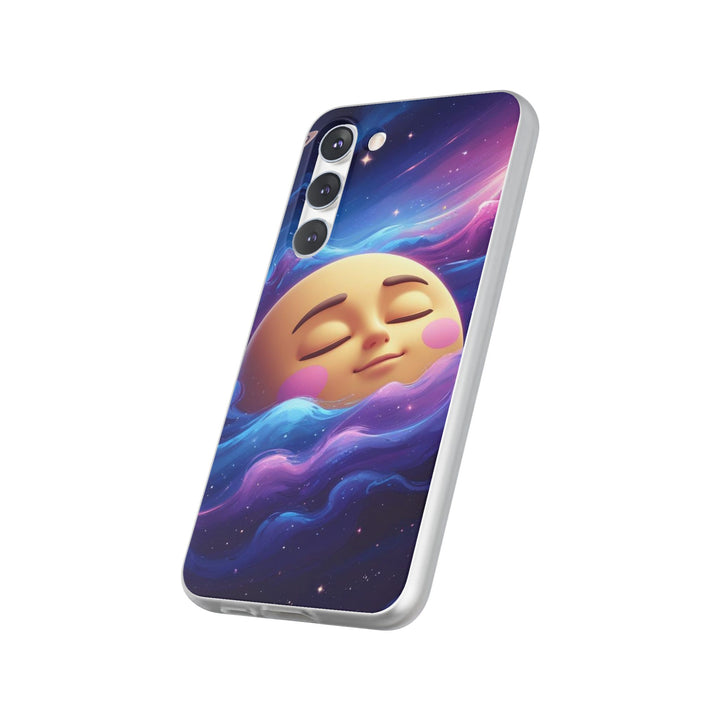 Flexi Case – Dreamy Galaxy Moon | Slim, Stylish & Durable Phone Cover