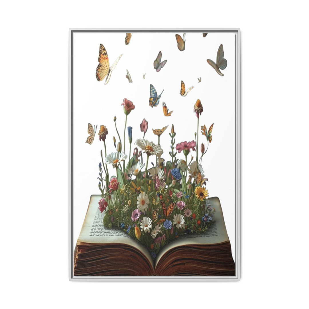 Whimsical Pop-Up Book Matte Canvas Art—Sustainable Framed Wall Décor