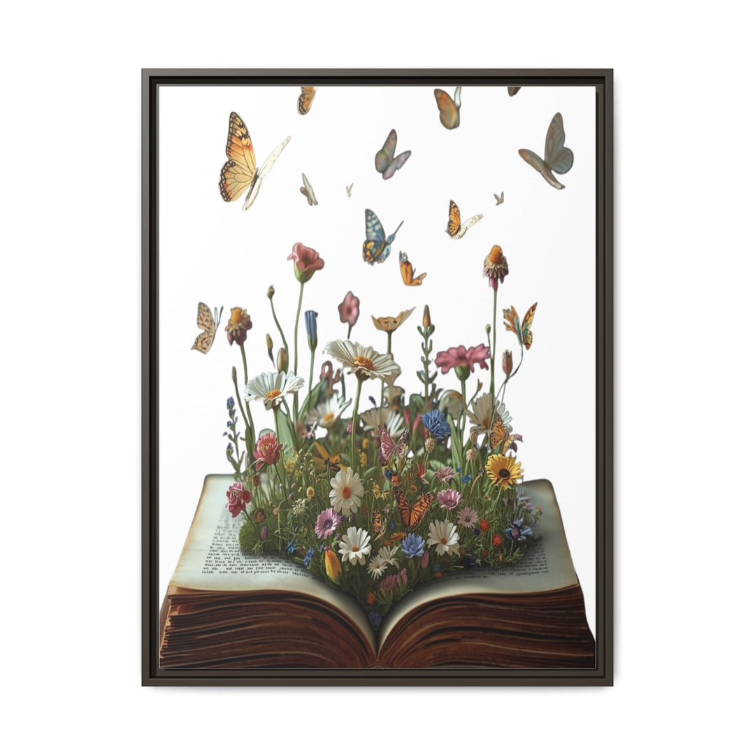 Whimsical Pop-Up Book Matte Canvas Art—Sustainable Framed Wall Décor