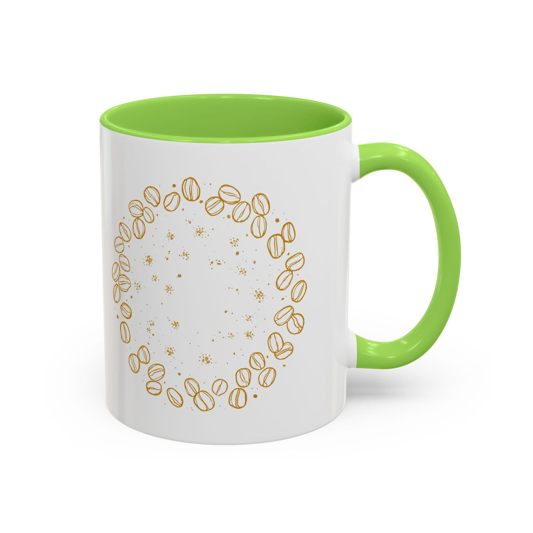 Colorful Modern Coffee Mugs 11oz/15oz – Hand-Drawn Cafe Art, Trendy Gift