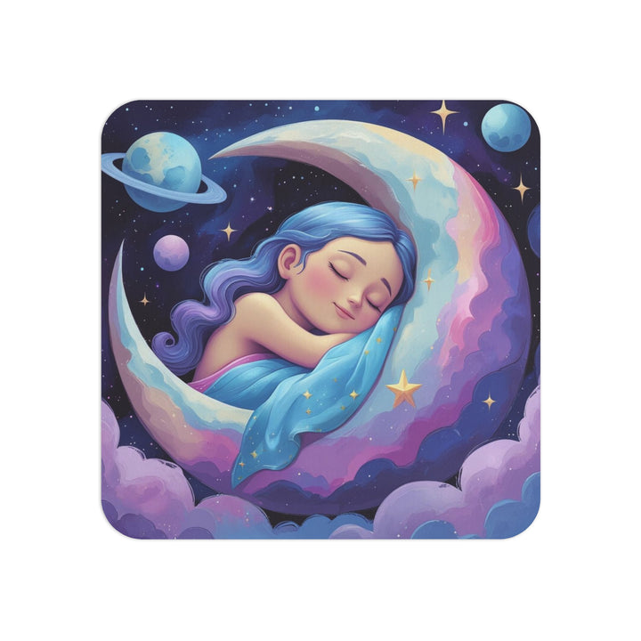 Dreamy Celestial Square Coasters (50/100) – Magical Girl Moon Decor