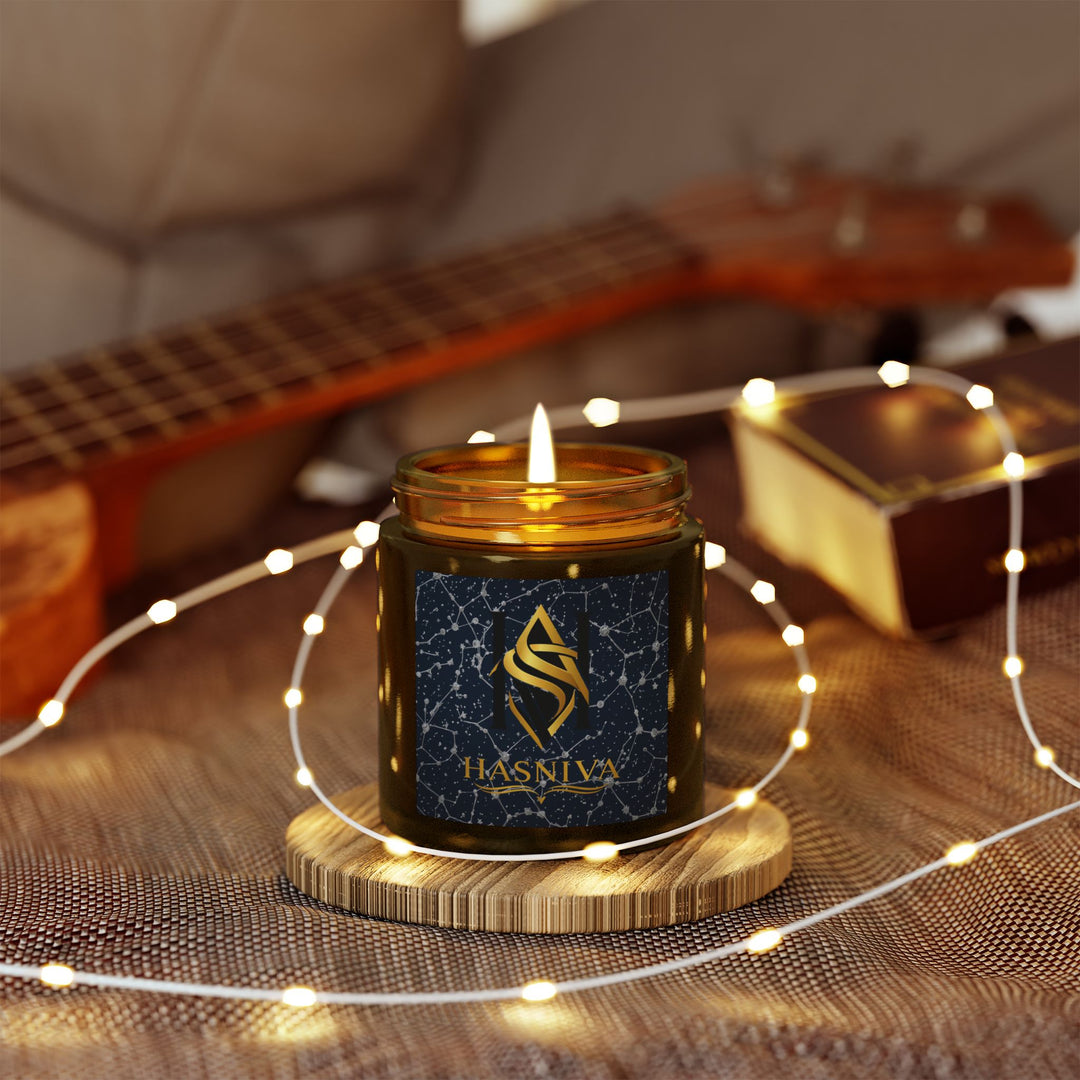 Celestial Constellation Scented Candle – Coconut Apricot Wax | Hand-Poured