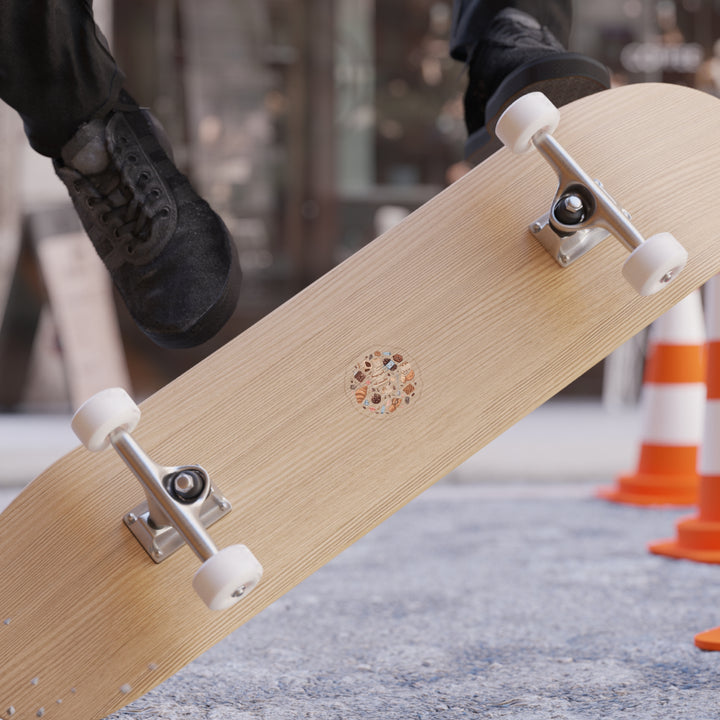 Coffee & Dessert Café Transparent Die-Cut Outdoor Sticker – Waterproof, Cute