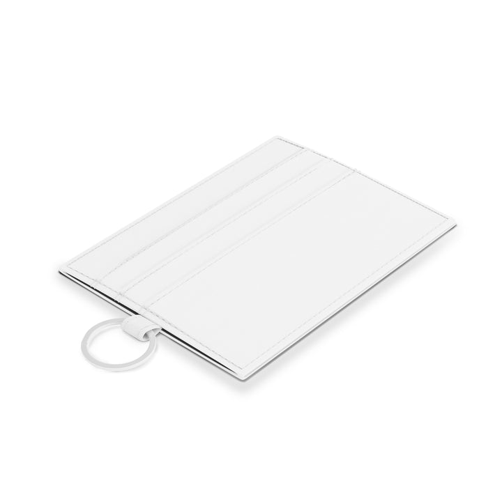 Personalized Pop Art Saffiano Leather Card Holder – Vibrant, Custom & Slim