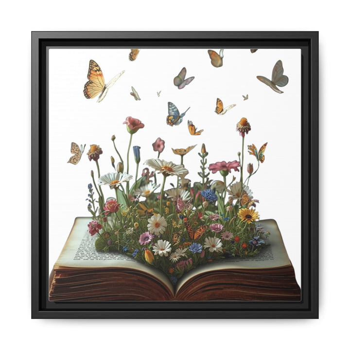 Whimsical Pop-Up Book Matte Canvas Art—Sustainable Framed Wall Décor