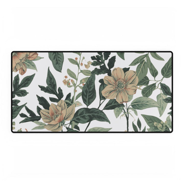 Vintage Floral Desk Mat – Premium, Waterproof, Anti-Fray Workspace Pad