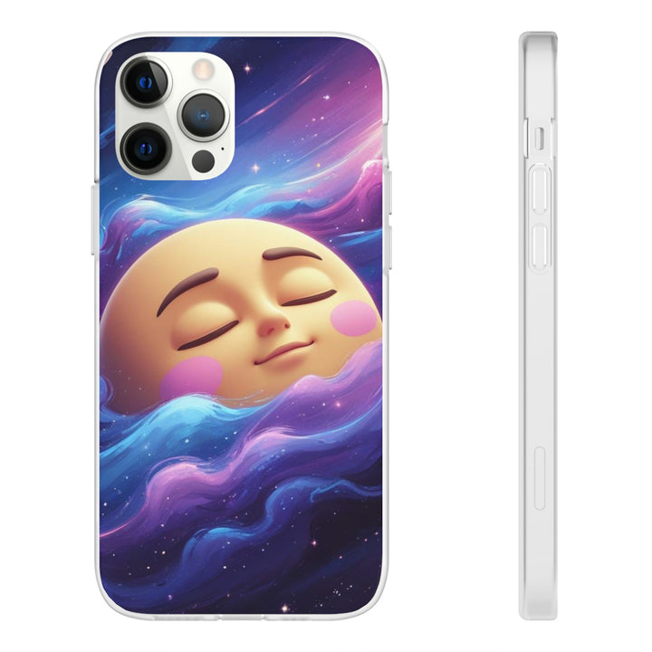 Flexi Case – Dreamy Galaxy Moon | Slim, Stylish & Durable Phone Cover