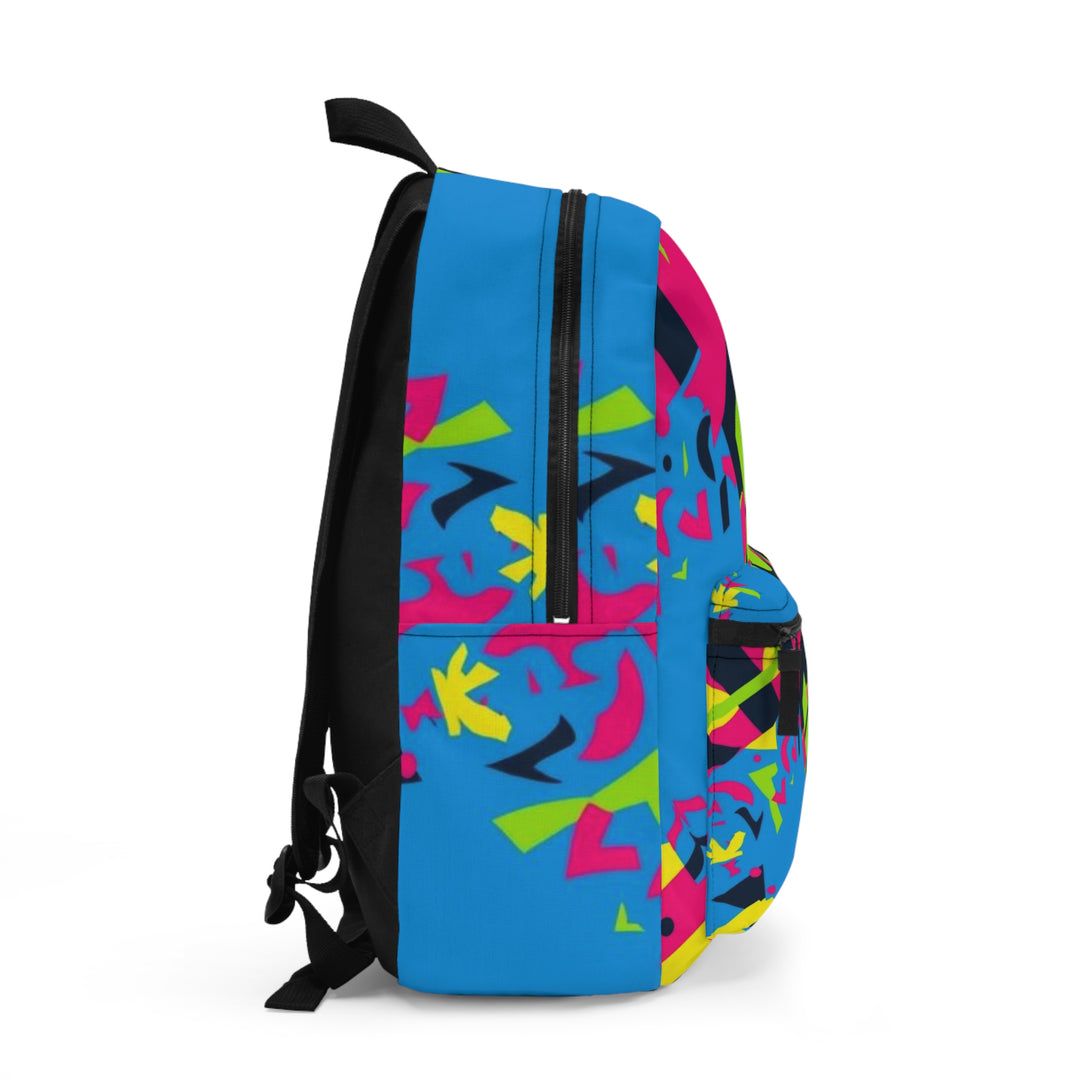 Urban Explorer™ Premium Backpack – Bold Abstract Geometric Streetwear Style