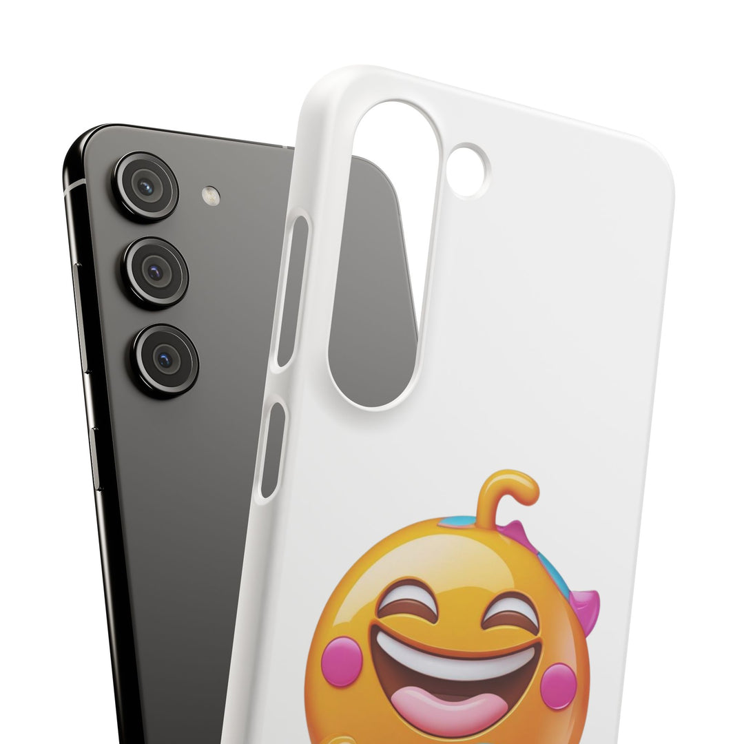 Emoji Joyful Vibe Snap Case – Sleek, Durable, Fun Cartoon Phone Cover