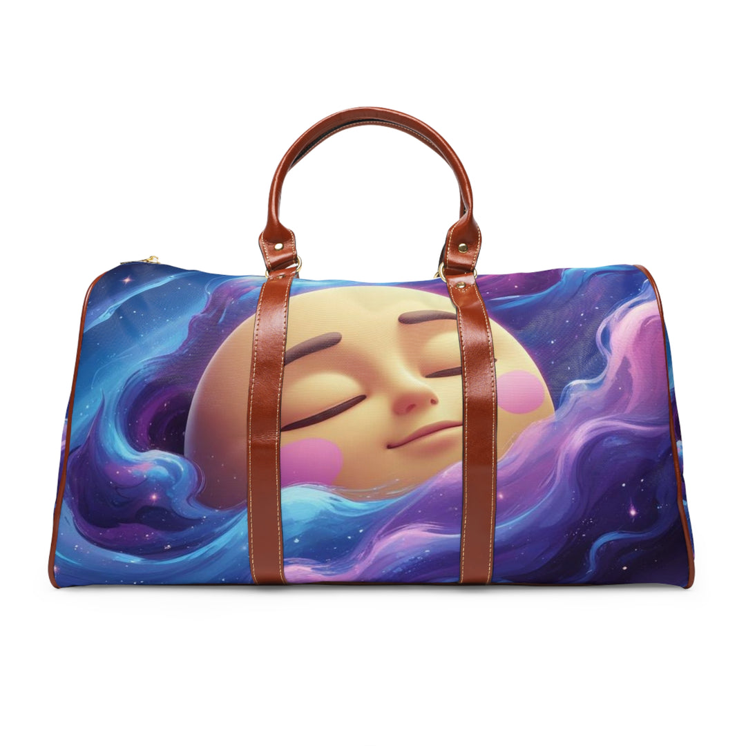 Galaxy Moon Waterproof Travel Bag – Stylish, Durable & Space-Themed Carry-On