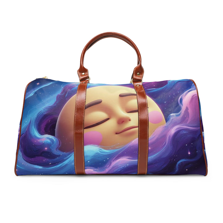 Galaxy Moon Waterproof Travel Bag – Stylish, Durable & Space-Themed Carry-On