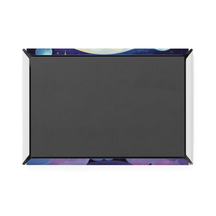 Dreamy Moon Girl Rectangle Button Magnet – Cute Celestial Decor (1/10 pcs)