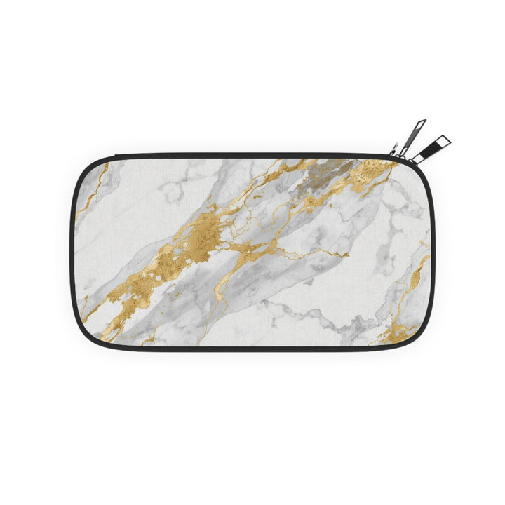 Chic Marble Passport Wallet – RFID Blocking, Vegan Leather, Gold Accents