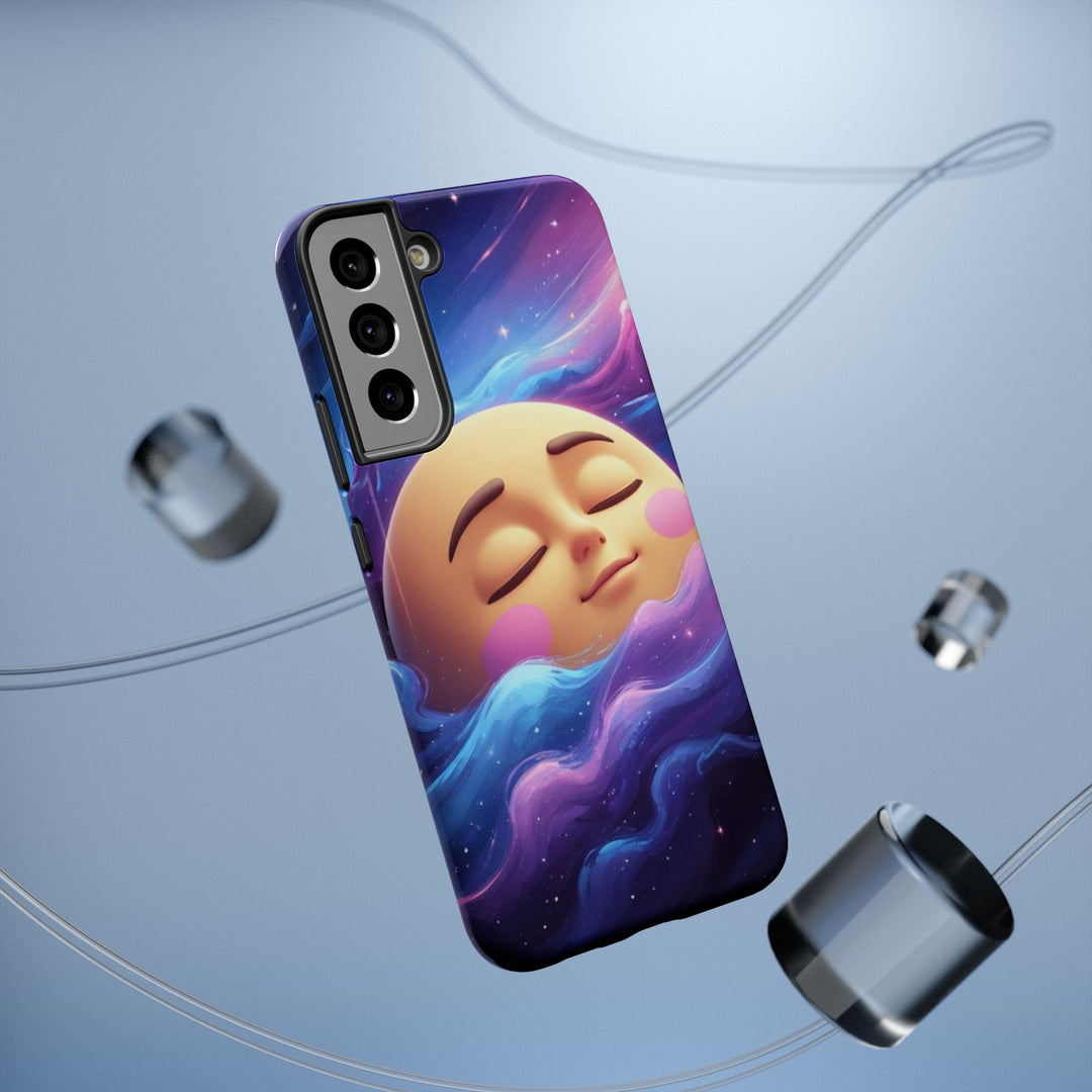 Galaxy Dream Moon Impact-Resistant Dual-Layer Phone Case – Custom & Cute