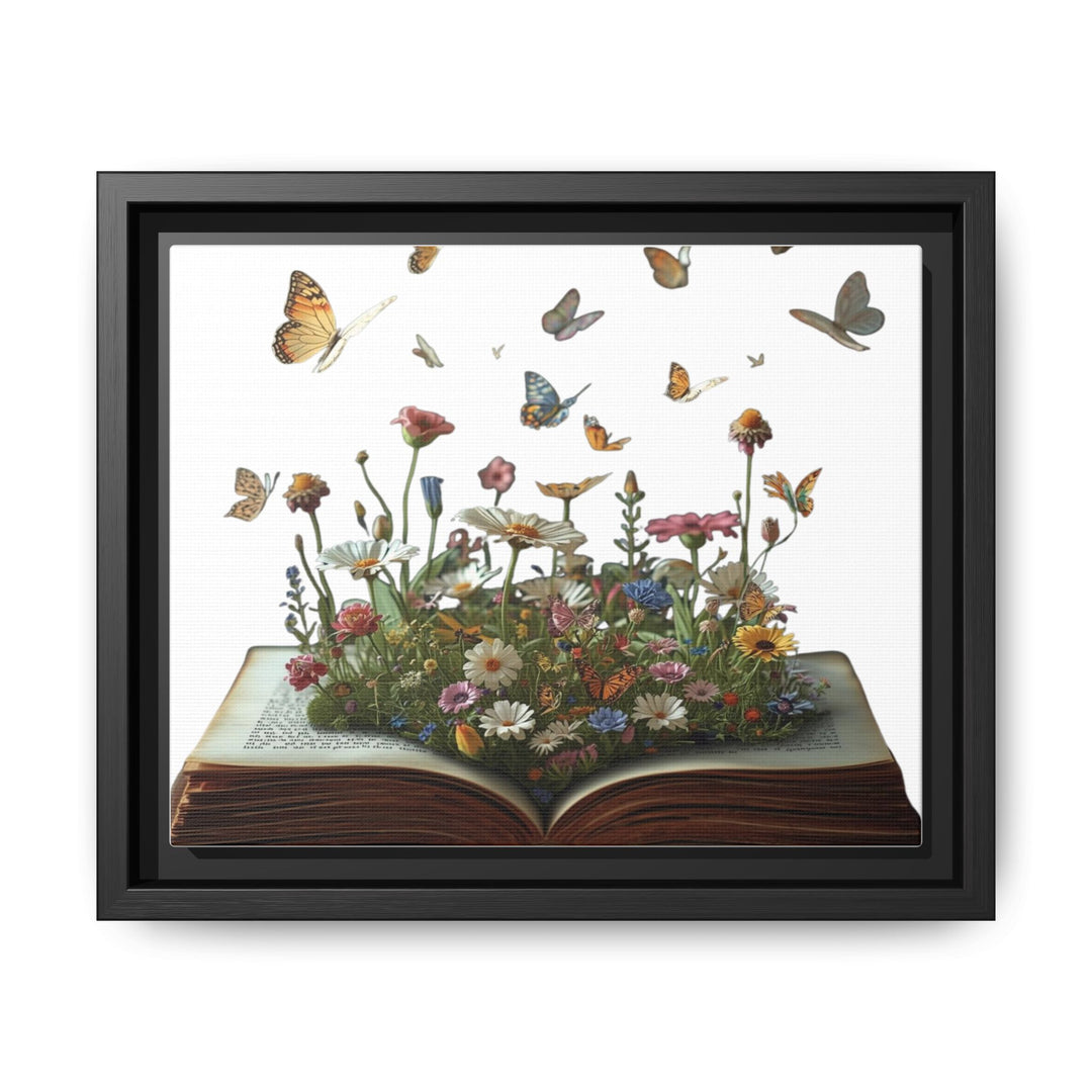 Whimsical Pop-Up Book Matte Canvas Art—Sustainable Framed Wall Décor