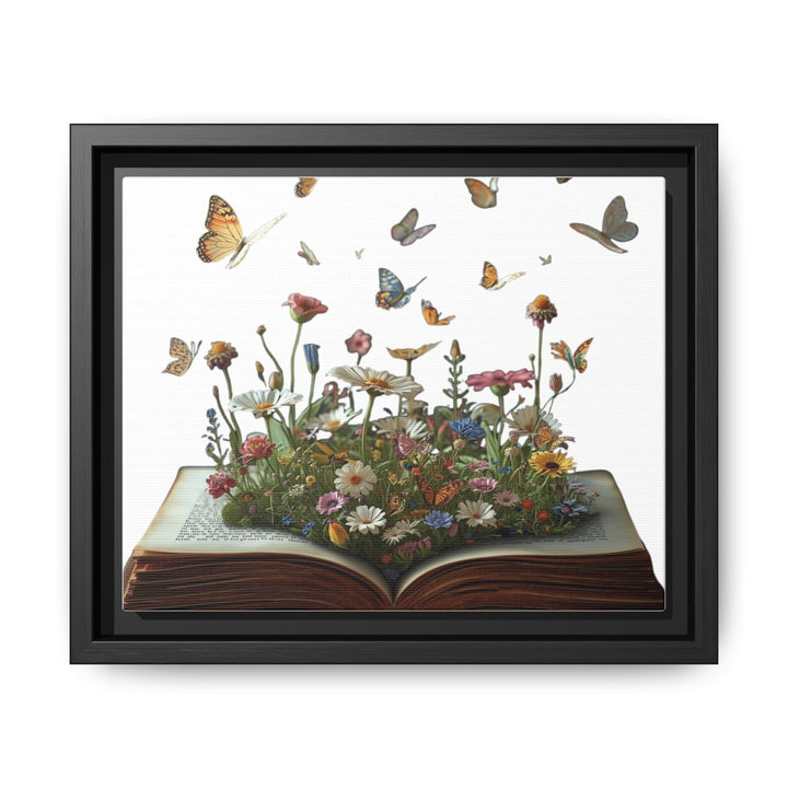 Whimsical Pop-Up Book Matte Canvas Art—Sustainable Framed Wall Décor