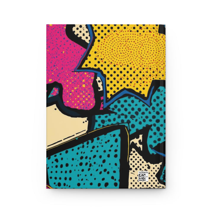 Comic Pop Art Matte Hardcover Journal – Custom, Vibrant & Fashion-Forward