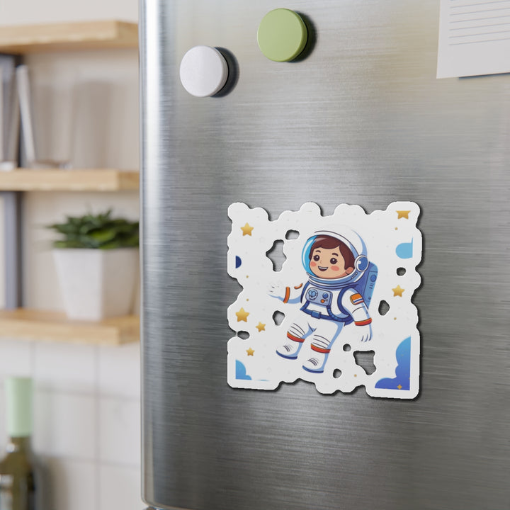 Custom Die-Cut Magnets – Astronaut Space Cartoon, Fun Decor & Gifts