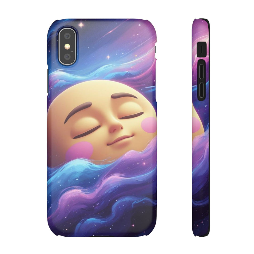 Dreamy Galaxy Moon Snap Case – Slim, Stylish & Durable Cosmic Phone Cover