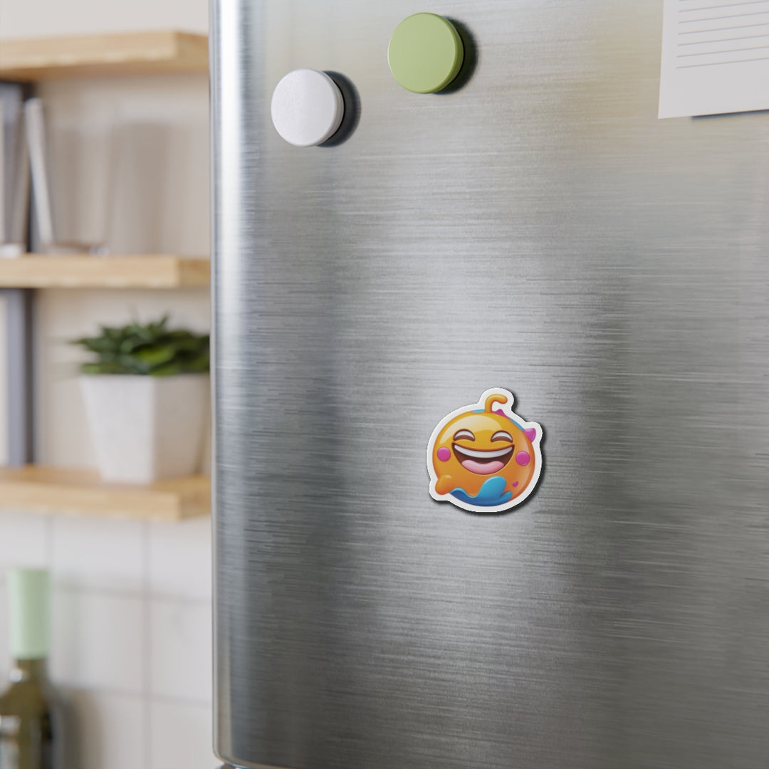 Custom Die-Cut Emoji Magnet – Playful, Vibrant, Trendy Decor & Gifts