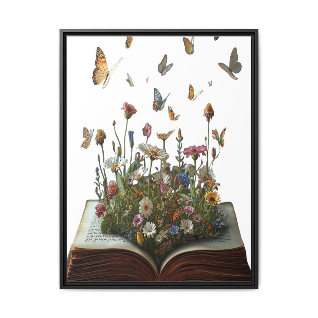Whimsical Pop-Up Book Matte Canvas Art—Sustainable Framed Wall Décor
