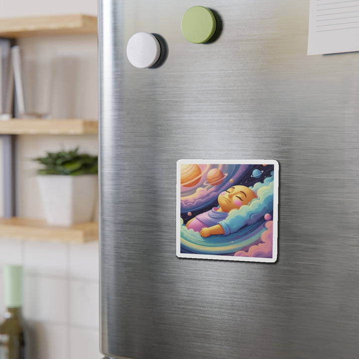 Custom Die-Cut Magnets – Dreamy Cosmic Baby Nursery Fridge Decor