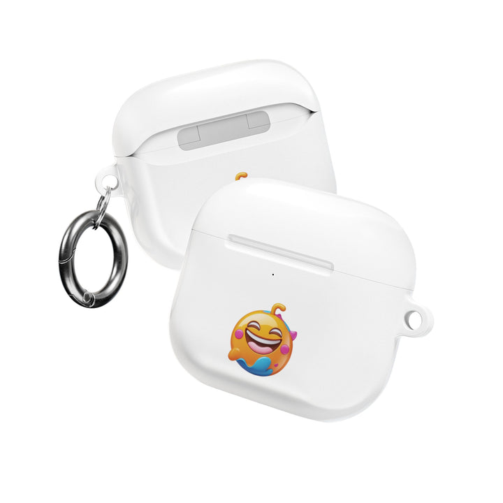 Emoji Joy Designer AirPod Case – Glossy, Slim, Drop-Proof & Fun!