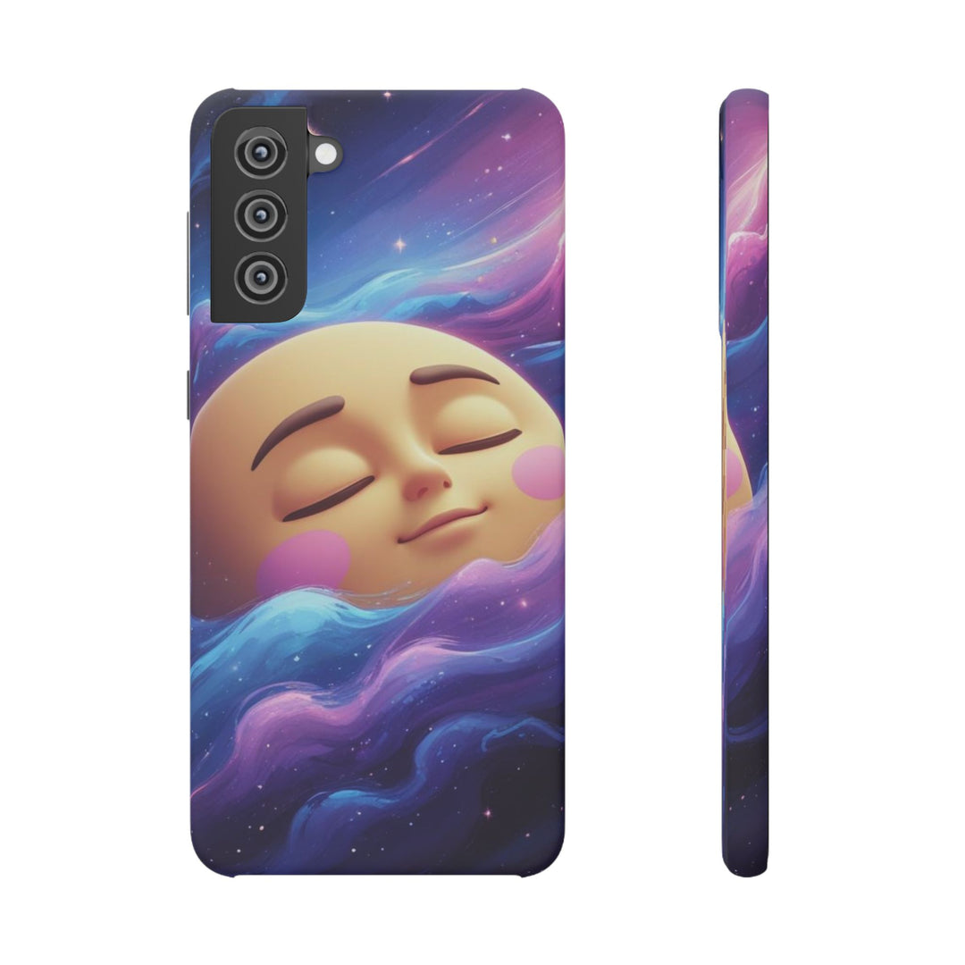 Dreamy Galaxy Moon Snap Case – Slim, Stylish & Durable Cosmic Phone Cover