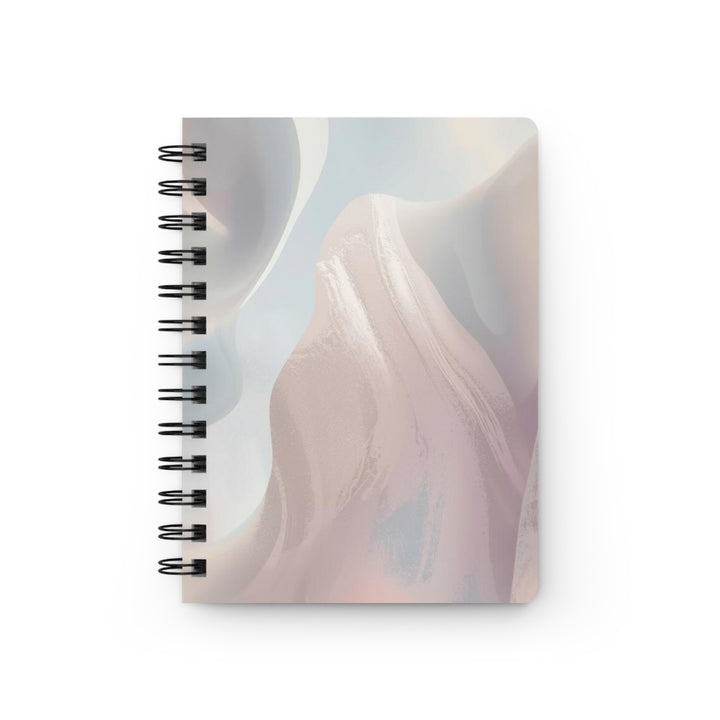 Spiral Bound Journal – Pastel Dreamy Abstract, Luxe Custom Notebook