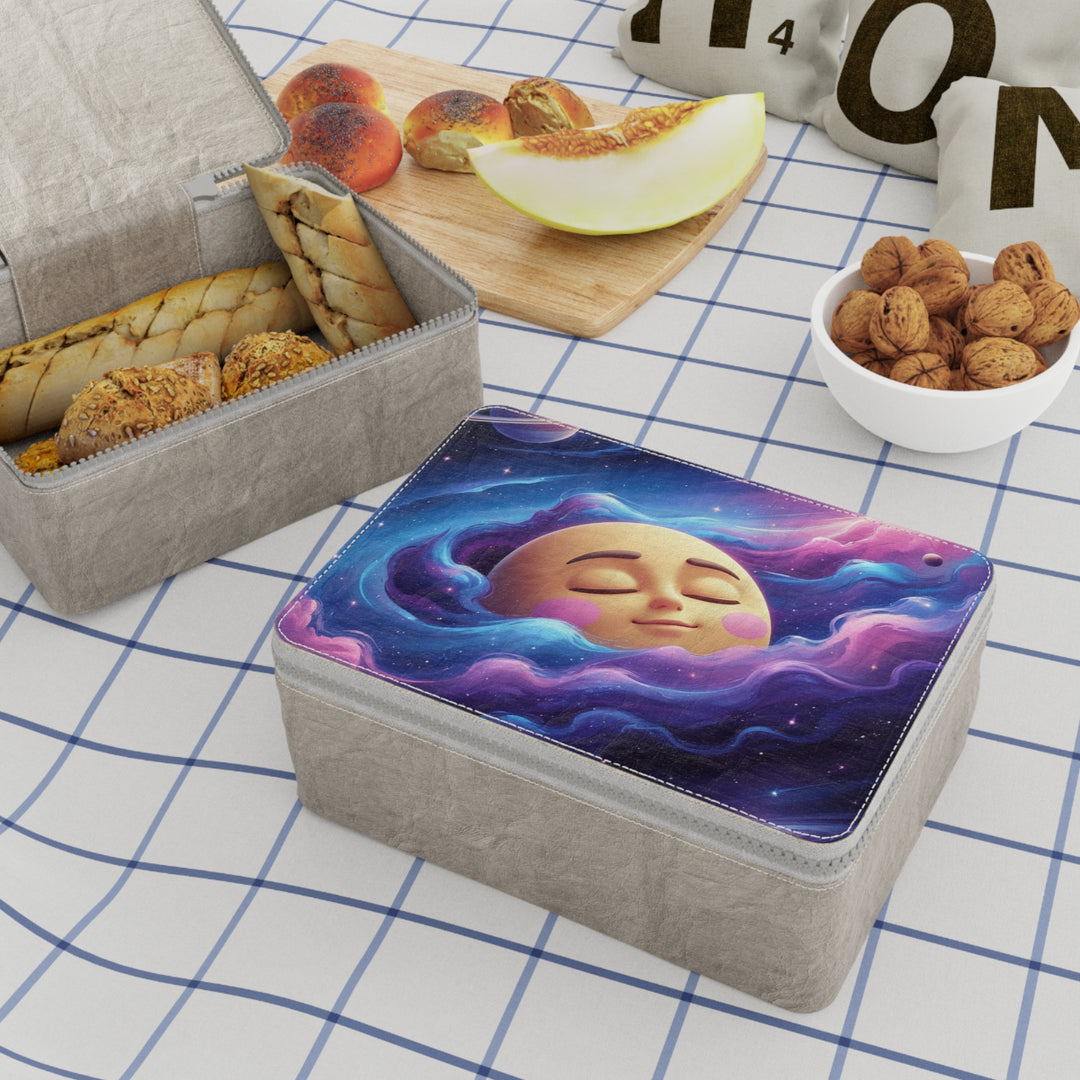 Eco Paper Lunch Bag – Custom Starry Galaxy, Cute Celestial Kraft Tote