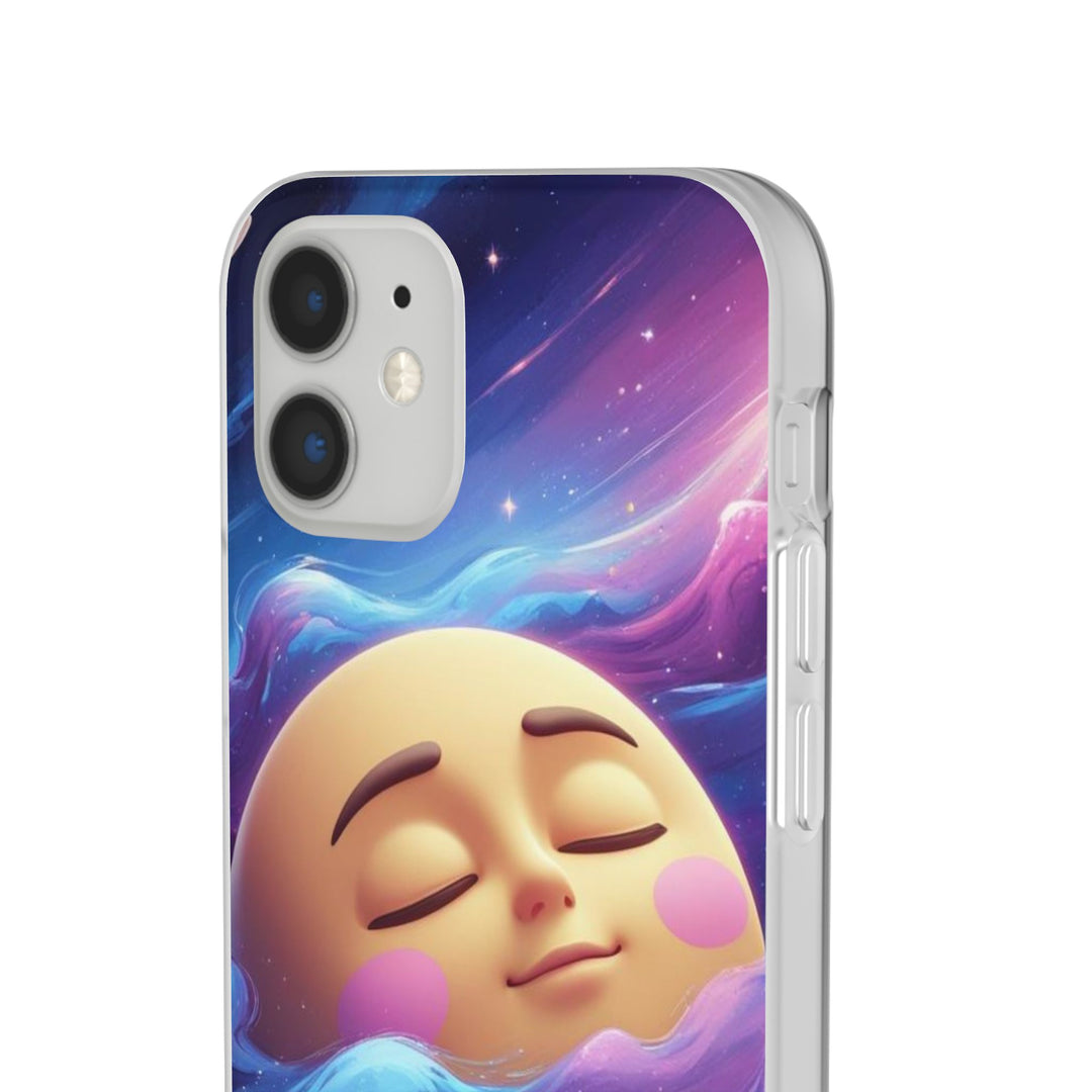 Flexi Case – Dreamy Galaxy Moon | Slim, Stylish & Durable Phone Cover