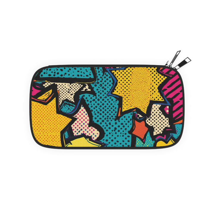 Pop Art RFID Passport Wallet – Comic Book Travel Organizer, Vegan Leather