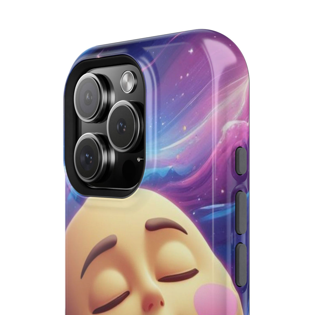 Galaxy Dream Moon Impact-Resistant Dual-Layer Phone Case – Custom & Cute