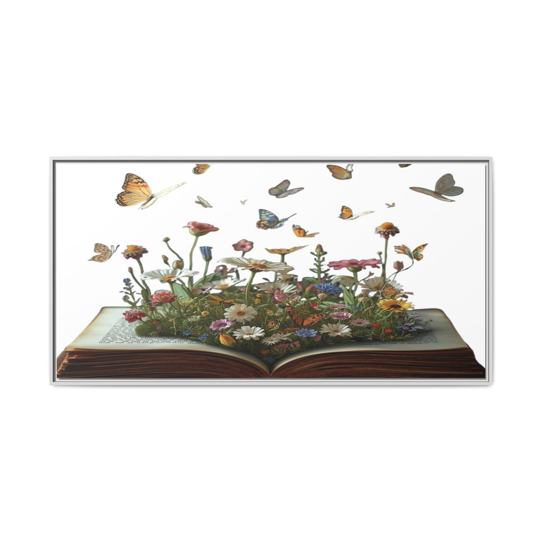 Whimsical Pop-Up Book Matte Canvas Art—Sustainable Framed Wall Décor