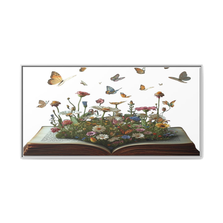 Whimsical Pop-Up Book Matte Canvas Art—Sustainable Framed Wall Décor