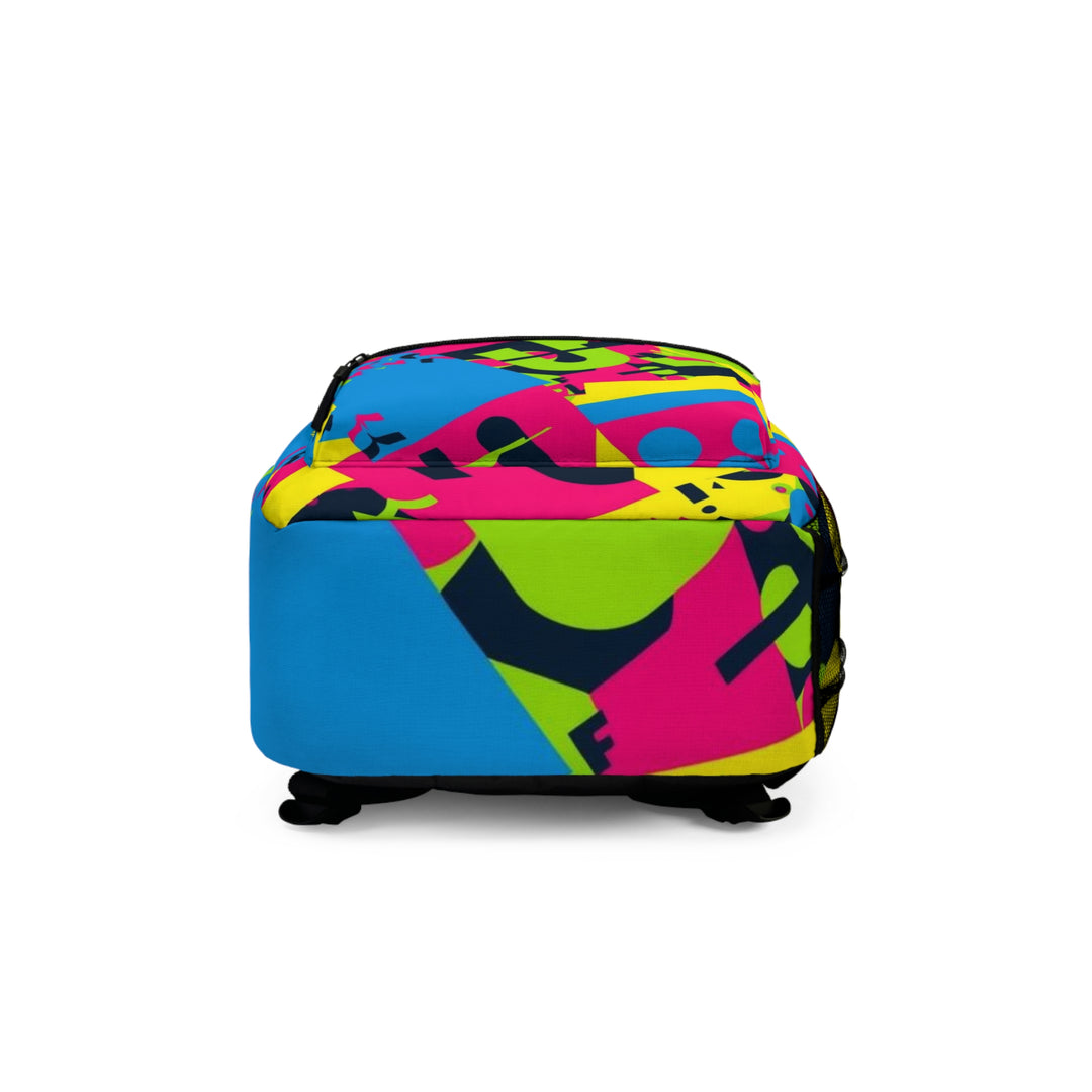 Urban Explorer™ Premium Backpack – Bold Abstract Geometric Streetwear Style