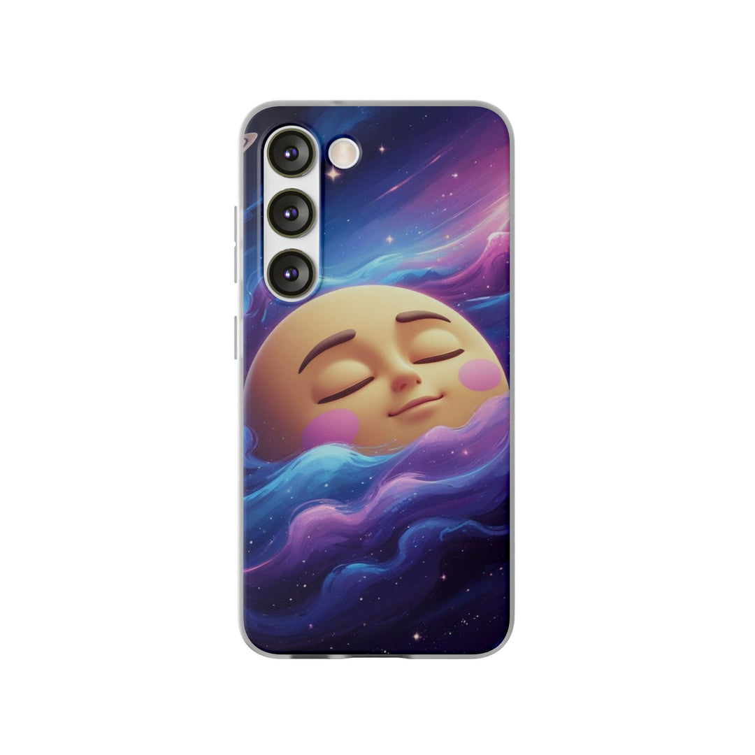 Flexi Case – Dreamy Galaxy Moon | Slim, Stylish & Durable Phone Cover