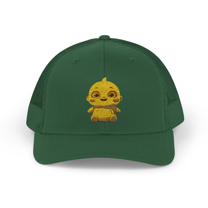 Chubby Chick Cartoon Snapback Trucker Cap – Cute & Trendy Kawaii Hat
