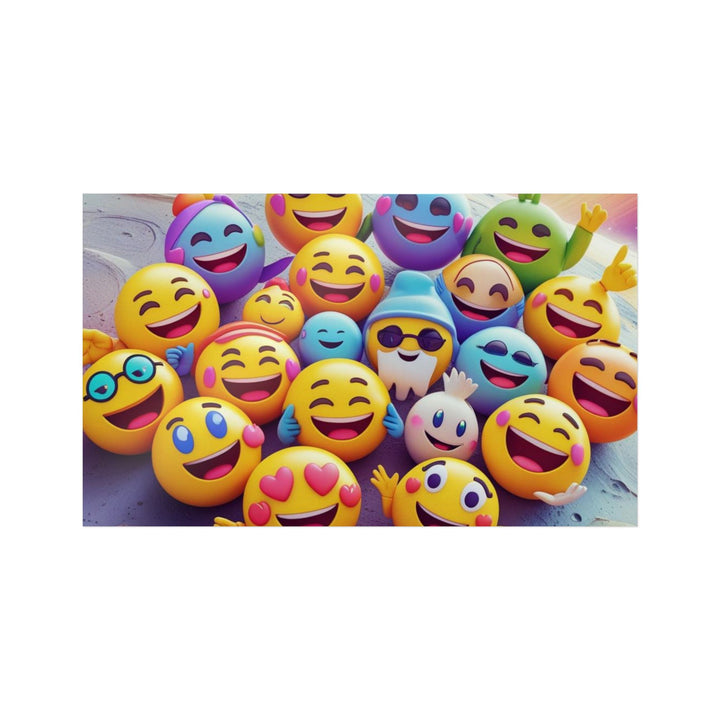 Playful Space Emoji Die-Cut DTF Sticker – Vibrant & Weatherproof Design