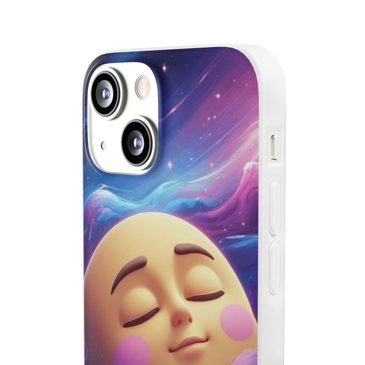 Flexi Case – Dreamy Galaxy Moon | Slim, Stylish & Durable Phone Cover