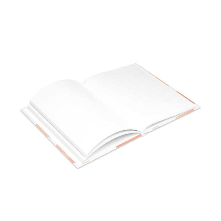 Hardcover Puffy Notebook – Plush, Abstract Watercolor, Customizable, Trendy