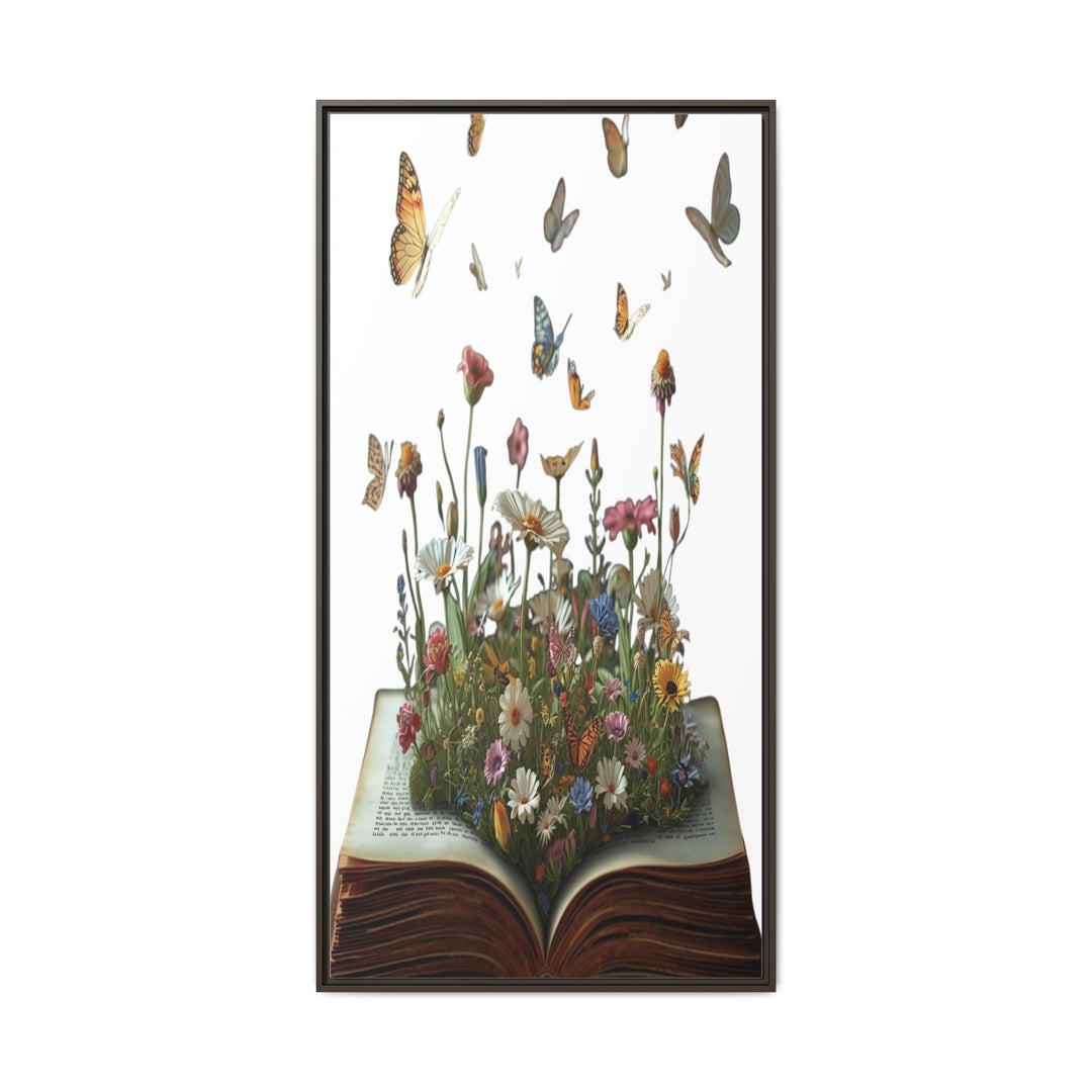 Whimsical Pop-Up Book Matte Canvas Art—Sustainable Framed Wall Décor