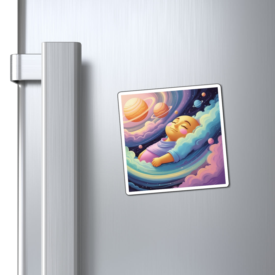 Custom Galaxy Baby Fridge Magnet – Cute Cosmic Nursery Decor