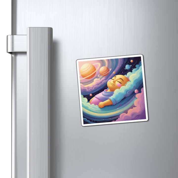 Custom Galaxy Baby Fridge Magnet – Cute Cosmic Nursery Decor