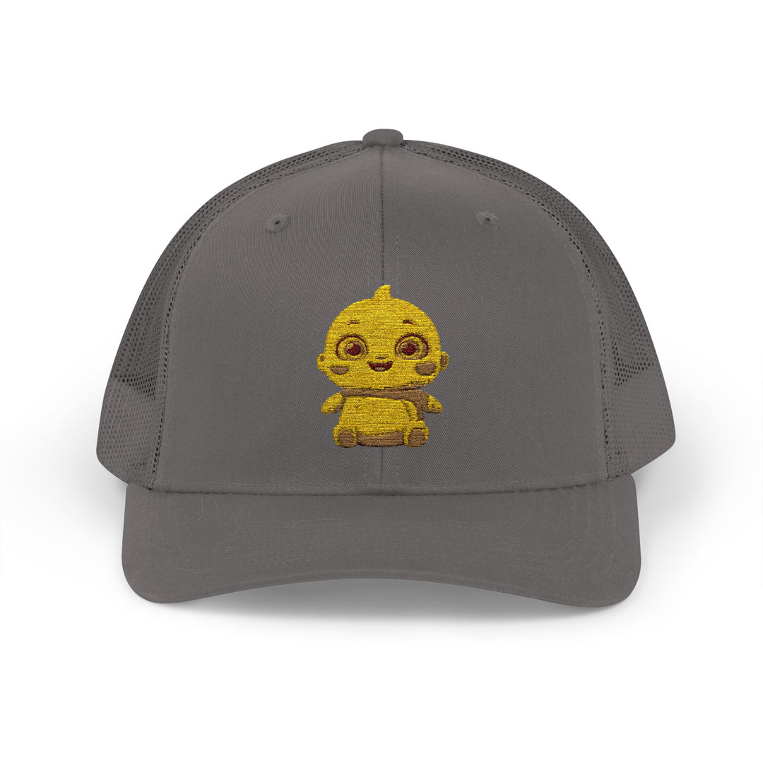 Chubby Chick Cartoon Snapback Trucker Cap – Cute & Trendy Kawaii Hat